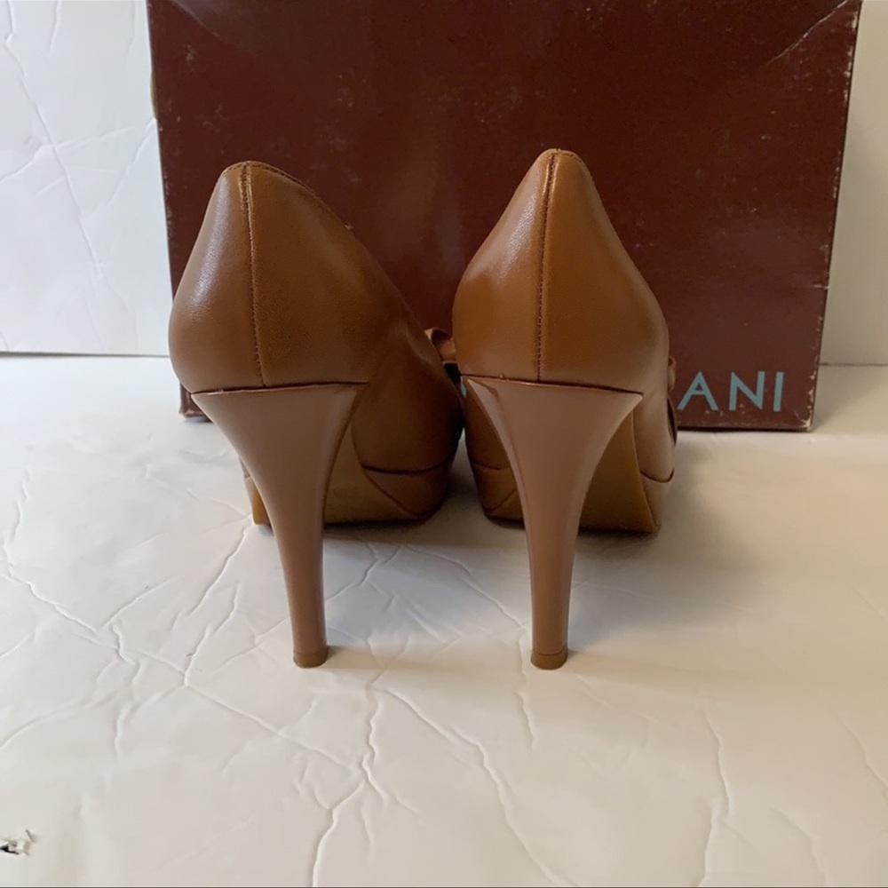 Antonio melani brown open toe high heels - Picture 3 of 5